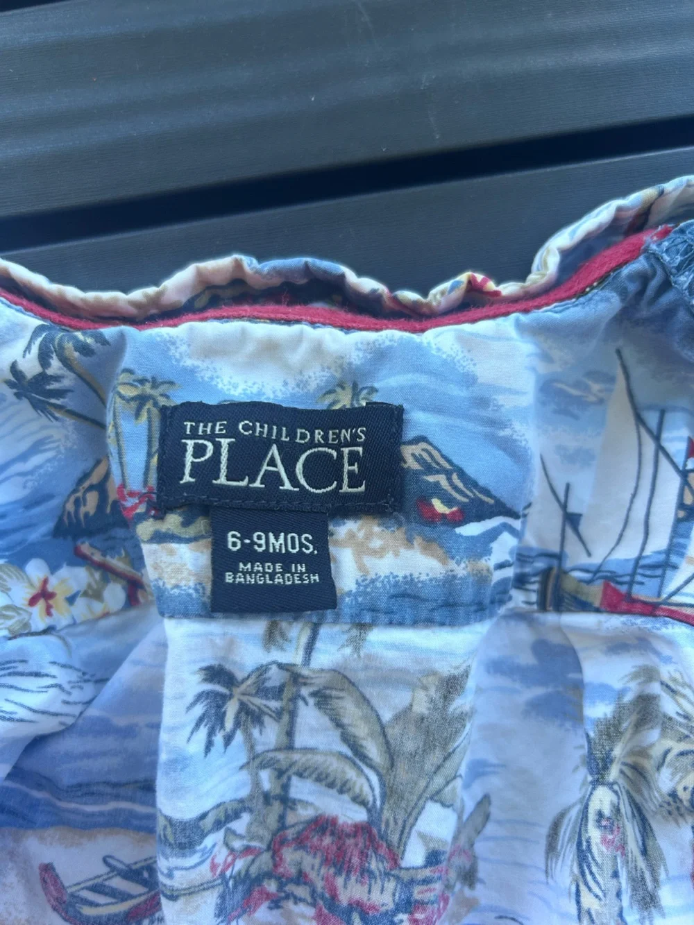 The Children's Place Tropical Button-Up Shirt